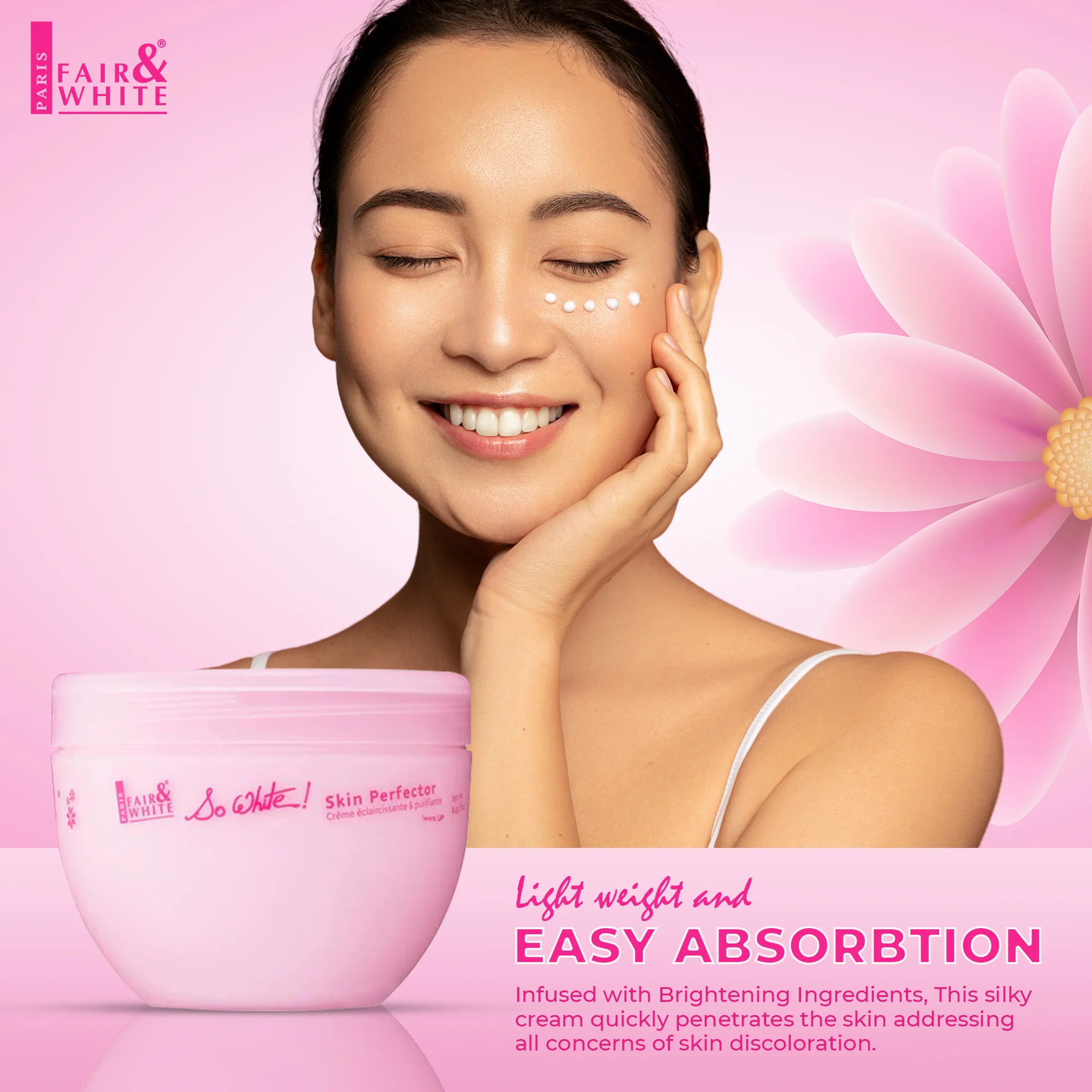 Fair And White So White Skin Perfector Purifying Cream 250ml / 8.4 fl oz - Image 4