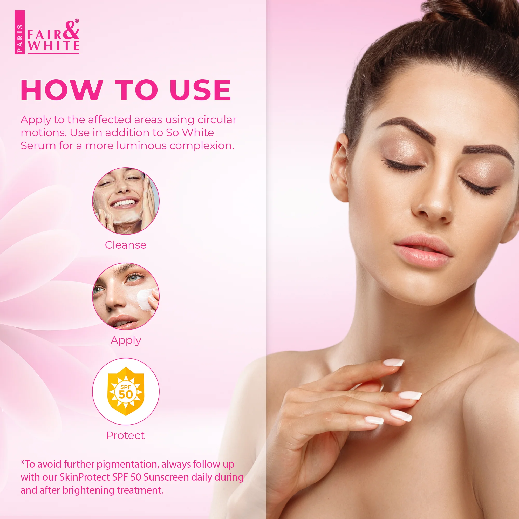 Fair And White So White Skin Perfector Purifying Cream 250ml / 8.4 fl oz - Image 5