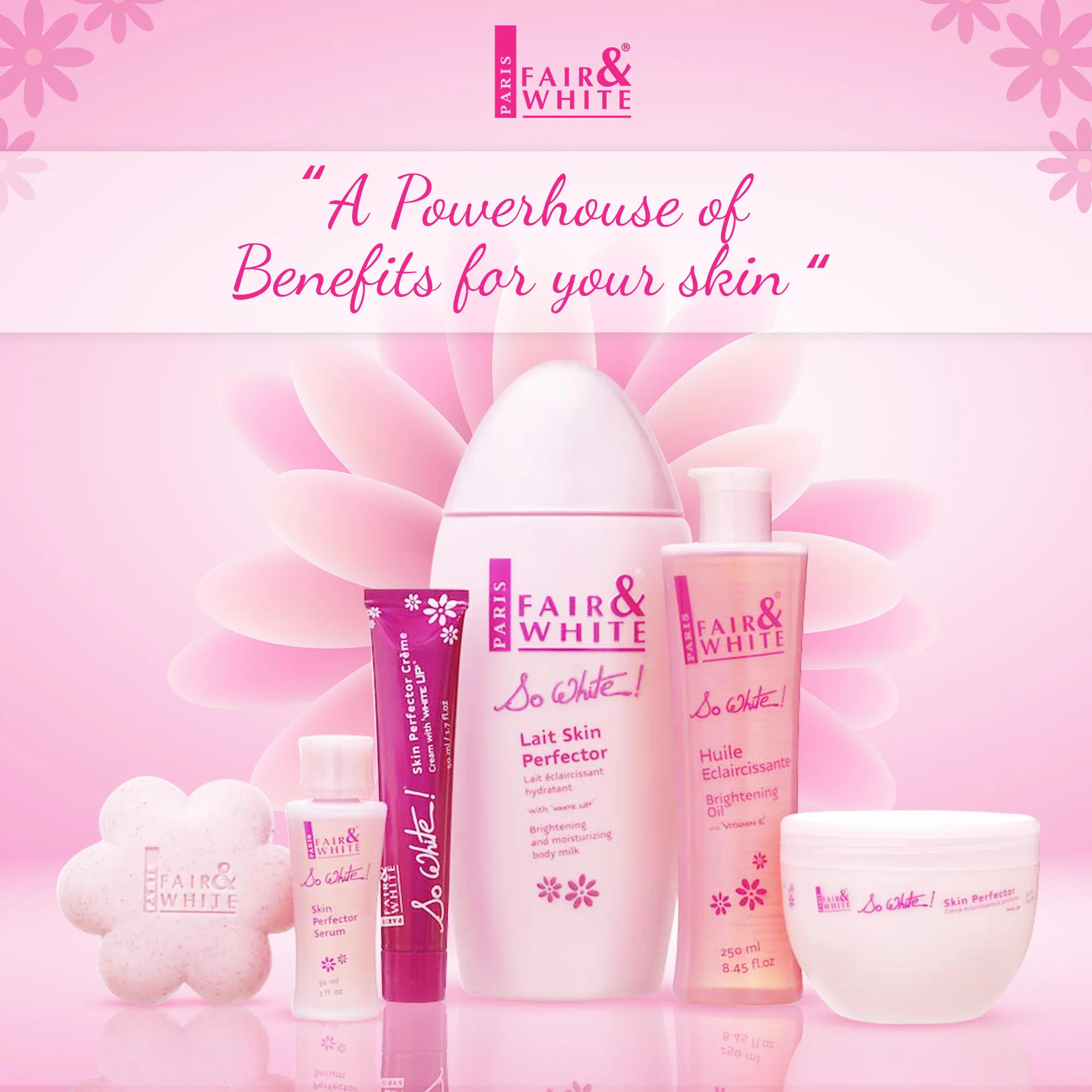 Fair And White So White Skin Perfector Purifying Cream 250ml / 8.4 fl oz - Image 7