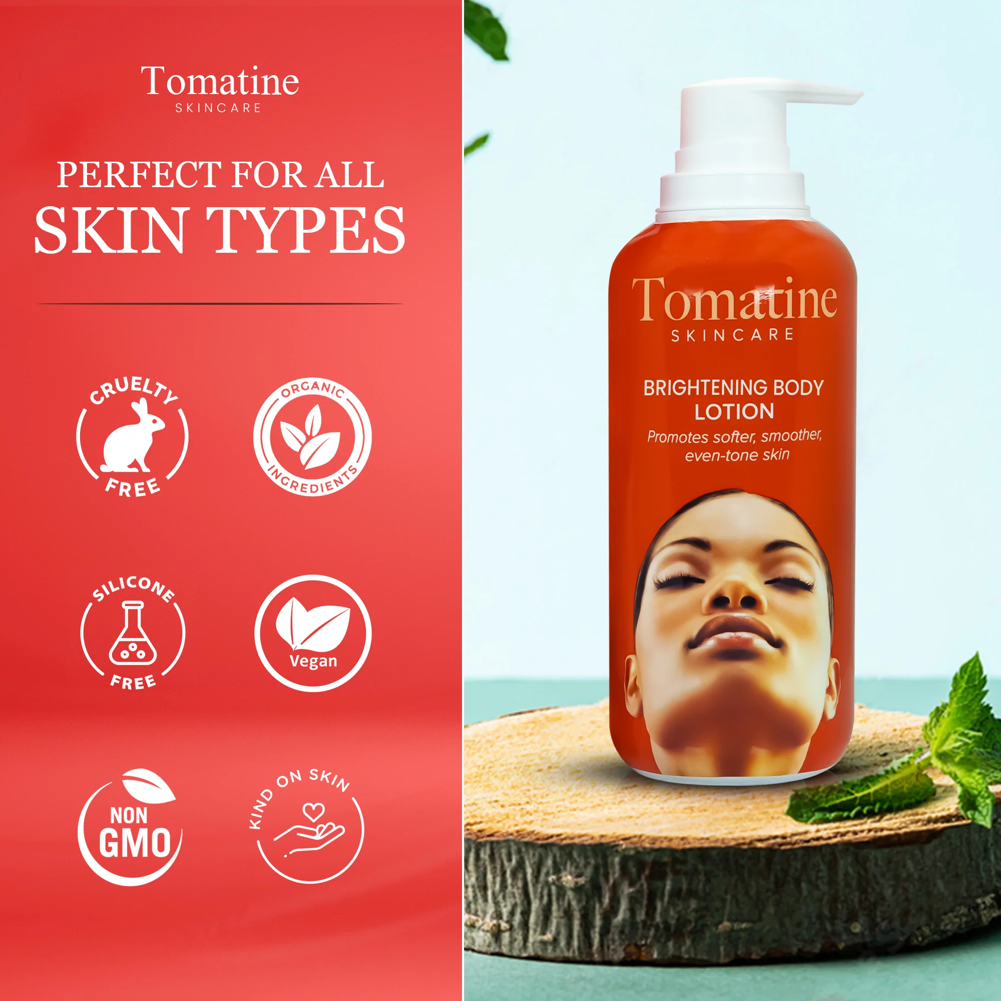 Tomatine Brightening Body Lotion 400ml - Image 8